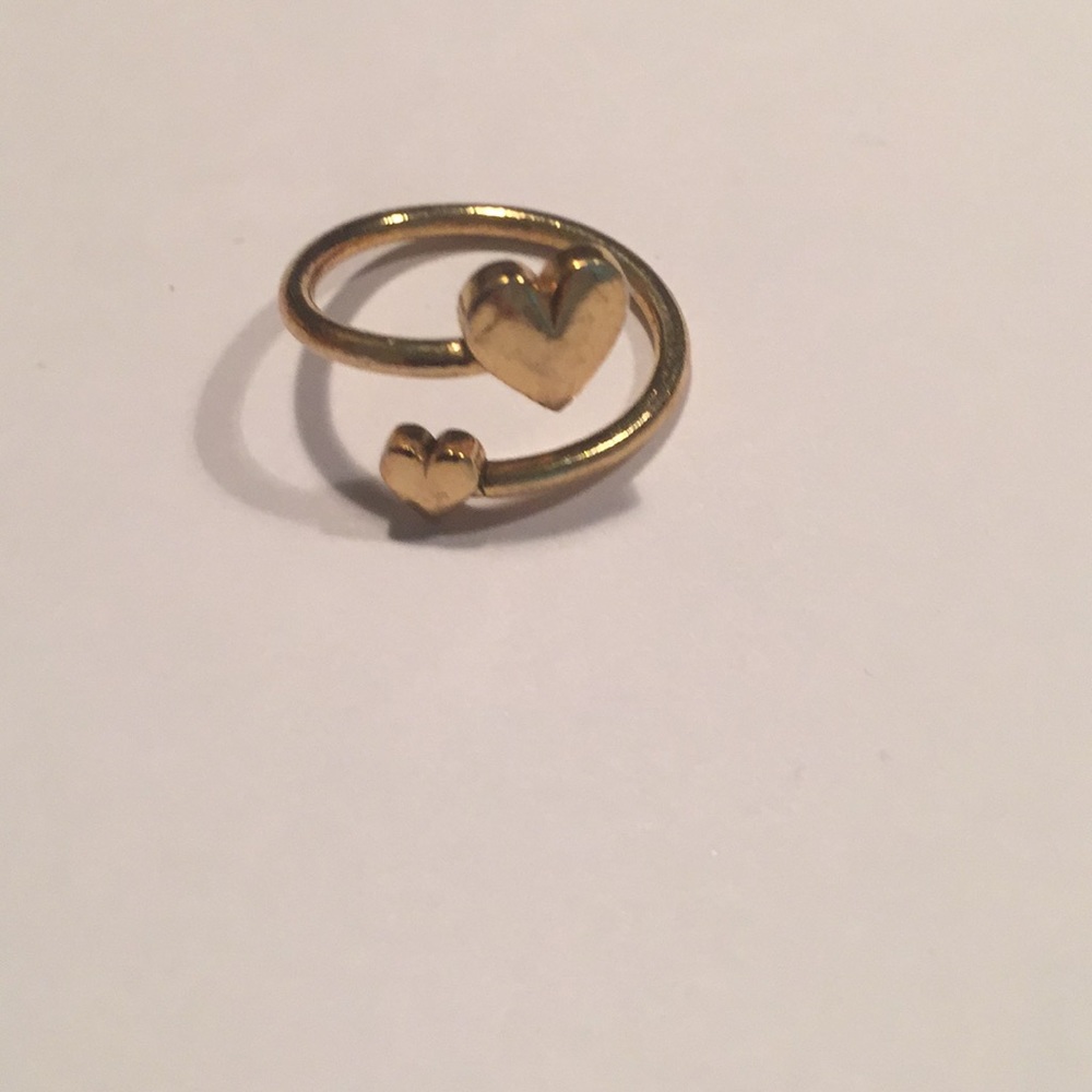 ALEX AND ANI adjustable heart ring